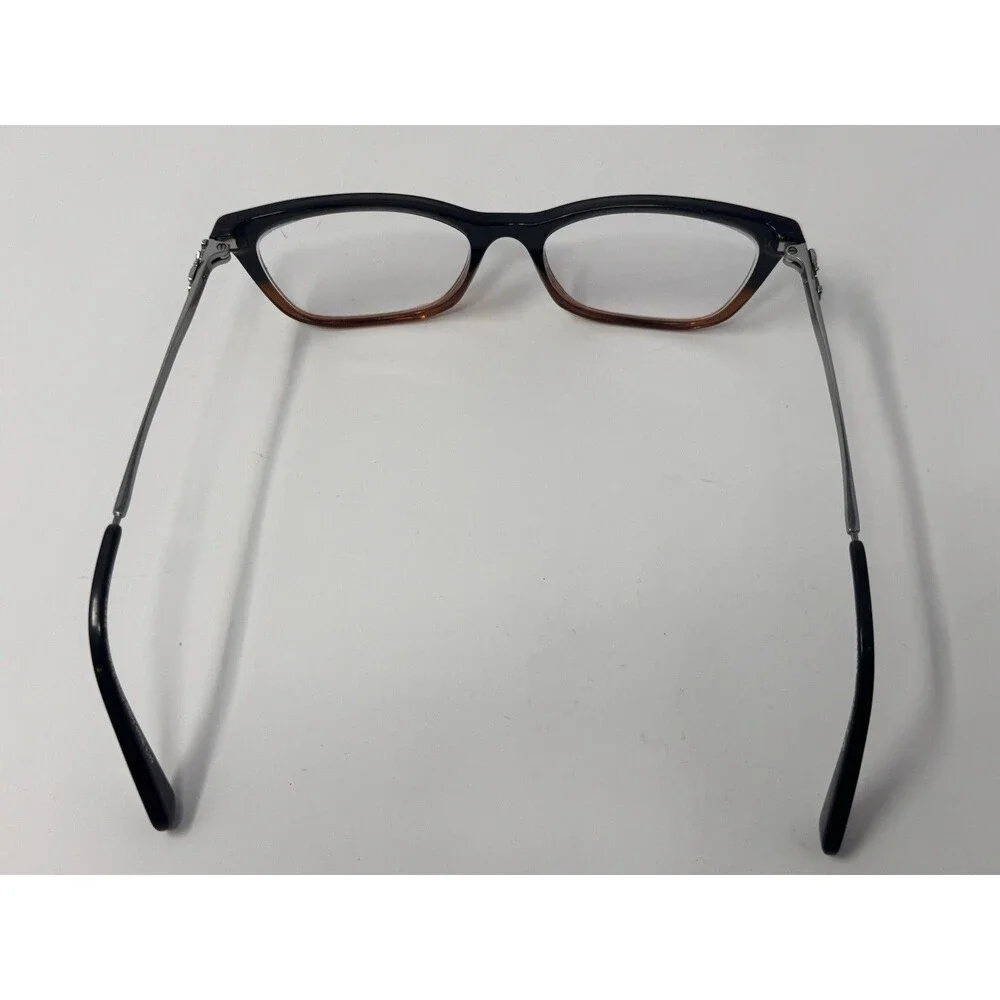 Coach Eyeglass Frames HC6107 52-17-140 Black Amber Glitter Gradient 5475